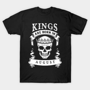 Kings Are Born In August T-Shirt